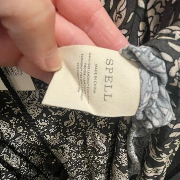 SPELL Little Bird Maxi Skirt size L - Picture 6 of 6